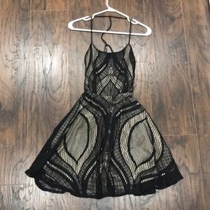 spaghetti strap back-less dress